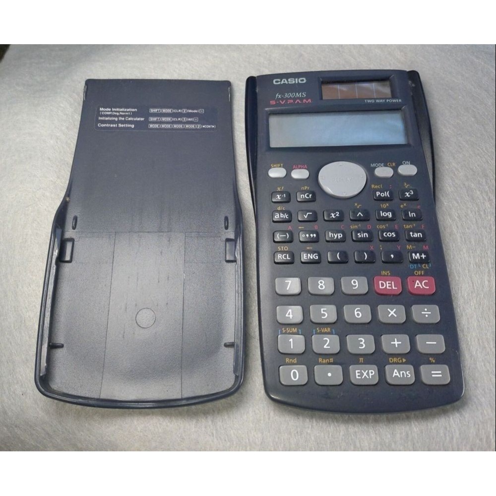 Scientific Calculator Casio Fx-300MS Dual Power Solar Battery Handheld‎